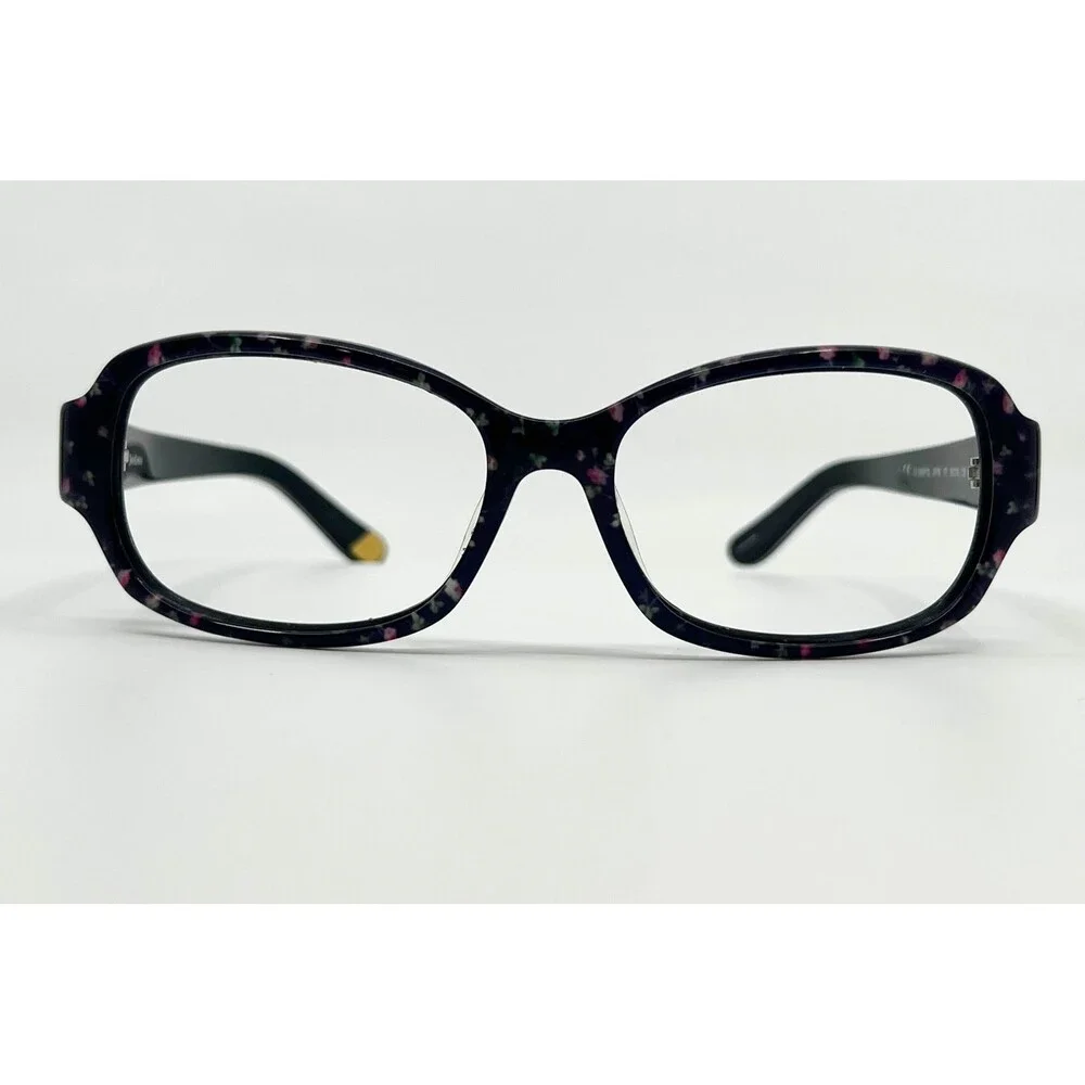 Juicy Couture Eyeglasses Womens Black Floral JU 555/F/S 0FF8 Y7 55-16-135